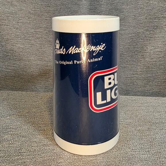 Spuds Mackenzie Bud Light Original Party Animal Thermo Serv Plastic Stein Mug 86 - Picture 2 of 5